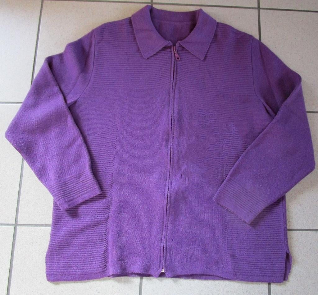 Pull mauve - gilet pour femme - taille L - DÉSTOCKAGE, Vêtements | Femmes, Pulls & Gilets, Porté, Taille 42/44 (L), Violet, Enlèvement ou Envoi