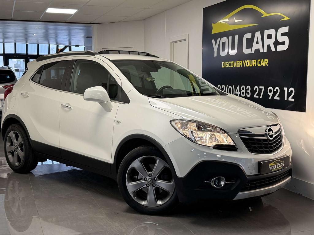 Opel Mokka 1.4 Turbo 4x2 Cosmo 1 Jaar Garantie, Auto's, Opel, Automaat, Gebruikt, 4 cilinders, Wit