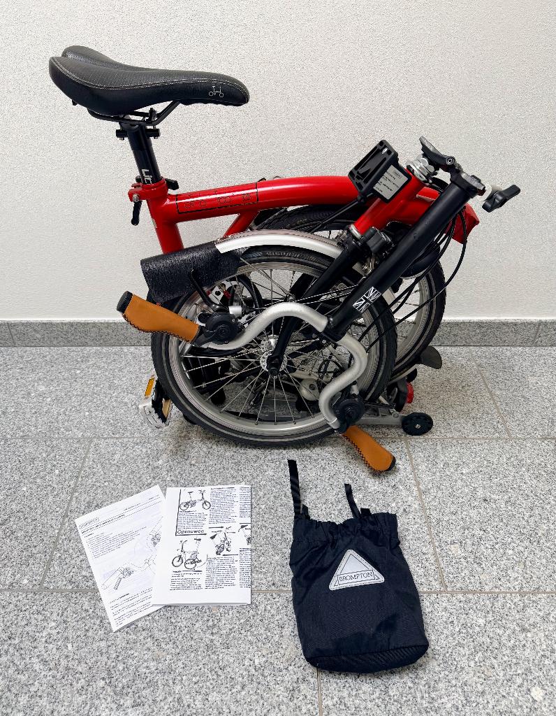 Brompton M6R in showroomstaat ***, Ophalen, Brompton, Versnellingen, Zo goed als nieuw
