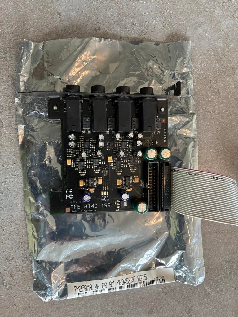 RME AI4S-192 uitbreidingskaart, Computers en Software, Geluidskaarten, Ophalen of Verzenden, Zo goed als nieuw