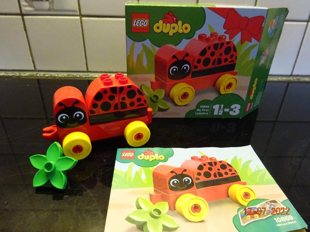 DUPLO 10859 Mijn eerste lieveheersbeestje*VOLLEDIG*, Ophalen of Verzenden, Complete set, Duplo