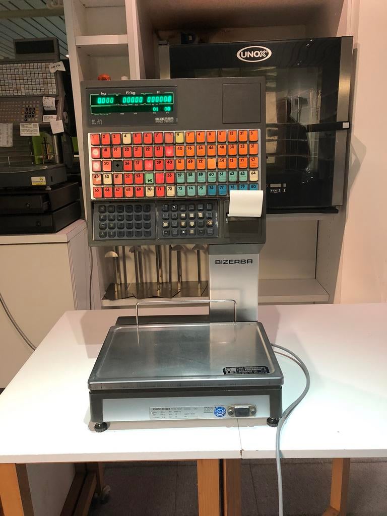 Bizerba pro 7000 weegschaal, Elektronische apparatuur, Weegschalen, Ophalen, Gebruikt, Winkelweegschaal, 1 tot 500 gram
