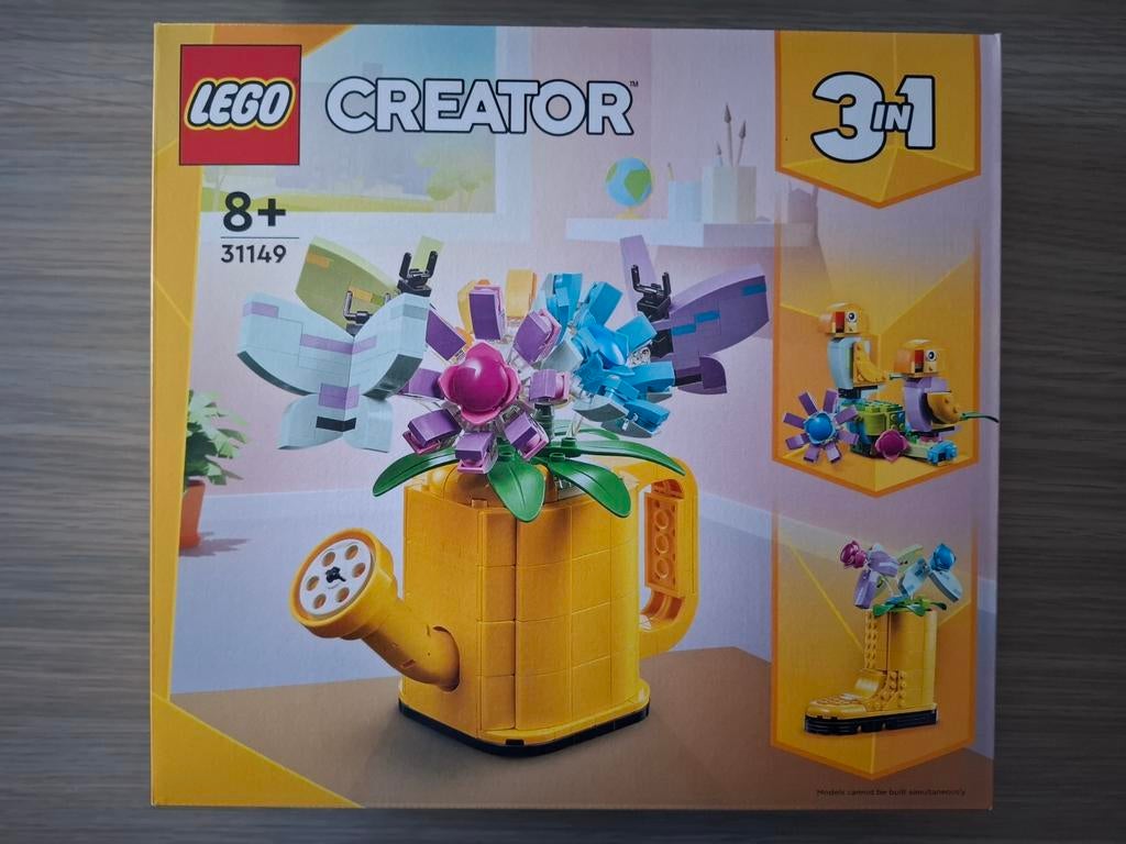 Lego Creator 3-in-1 Bloemen in gieter, Ophalen of Verzenden, Lego