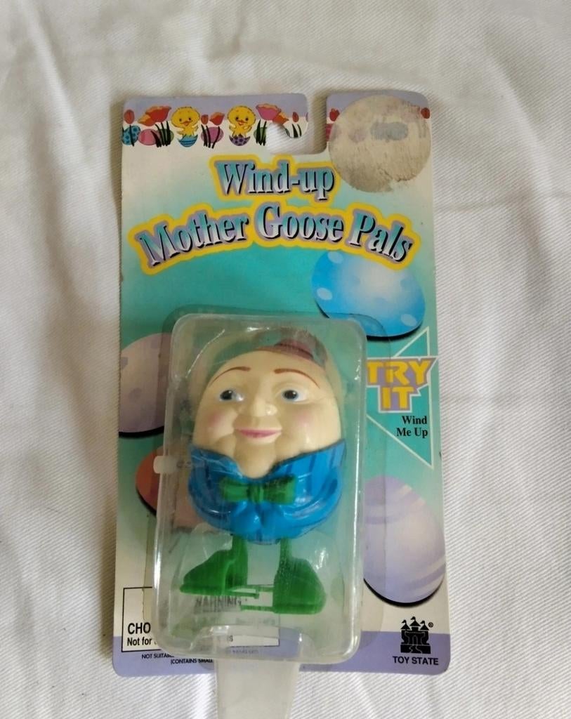 Windup wind-up humty dumpy 1995 mother goose. Jouet dans son