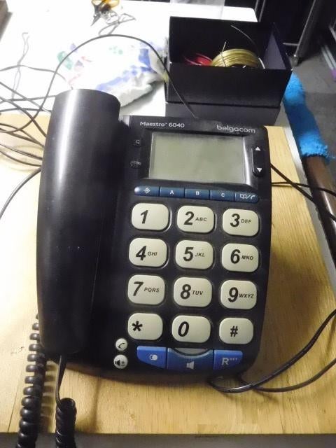 telefoontoestel met grote druktoetsen, Ophalen, Gebruikt