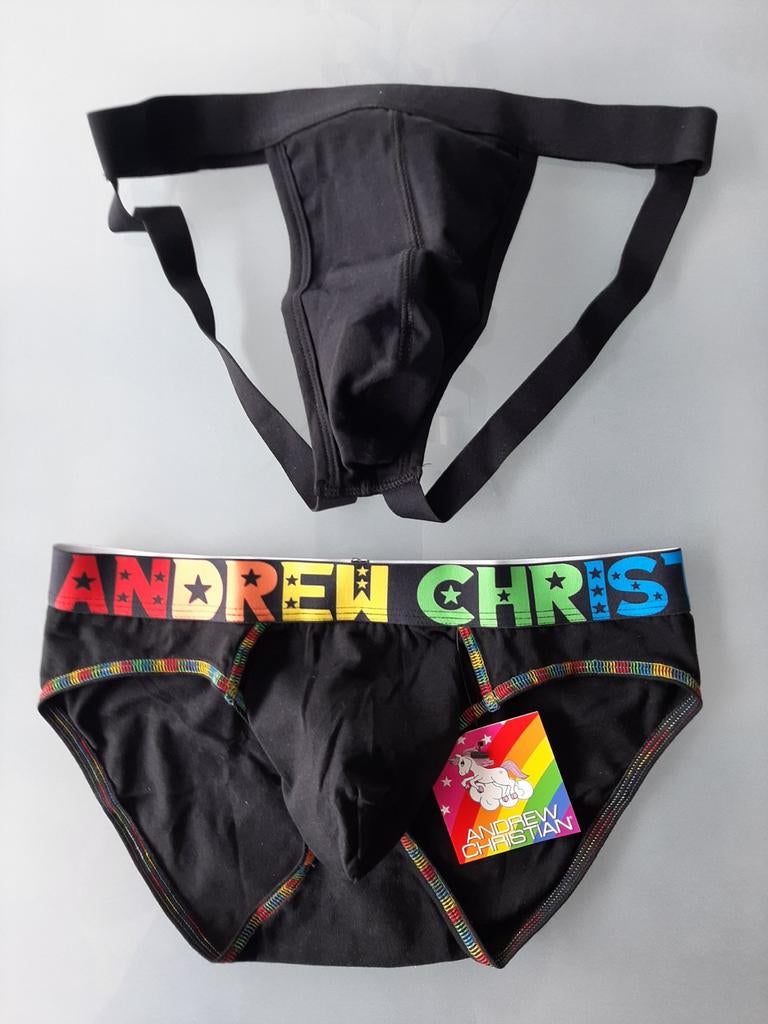 2 Nieuwe sexy slip en Jocktrap  Smal, Ophalen of Verzenden, Zwart, Slip