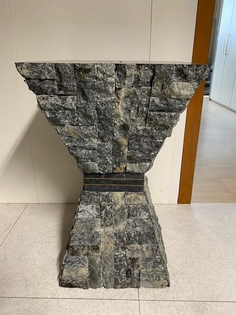 Voet graniet voor tafel of staander, Huis en Inrichting, Ophalen, Zo goed als nieuw, Vierkant, Overige materialen