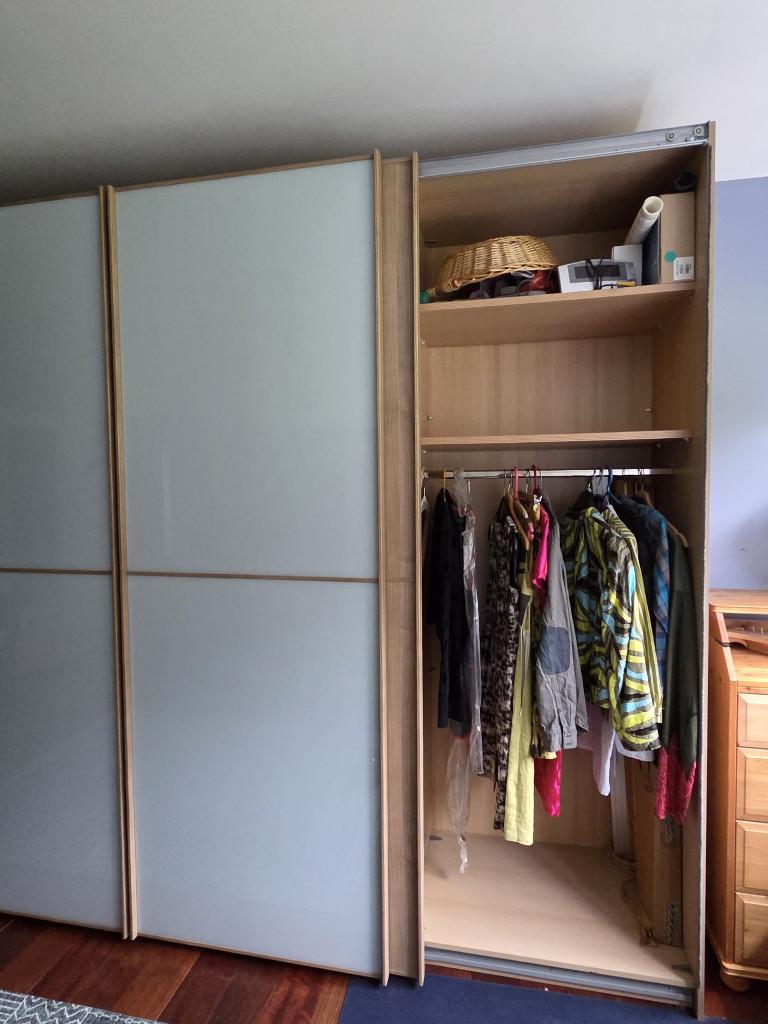 garde-robe, portes coulissantes., Avec tablette(s), 200 cm ou plus, Autres matériaux, Enlèvement