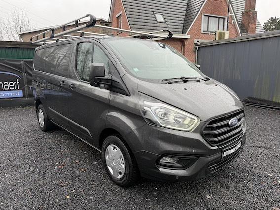 Ford Transit Custom, 2021, 93.000km, Ac, Dakdrager, Camera, Bedrijf, Diesel, Ford, Onderhoudsboekje