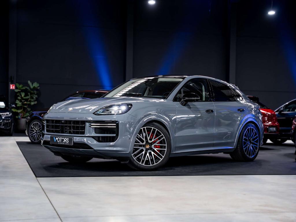 Porsche Cayenne 4.0 V8 Turbo - E-Hybrid - Coupé - Arctic Gr, Auto's, Porsche, Automaat, Cayenne, Gebruikt, 8 cilinders