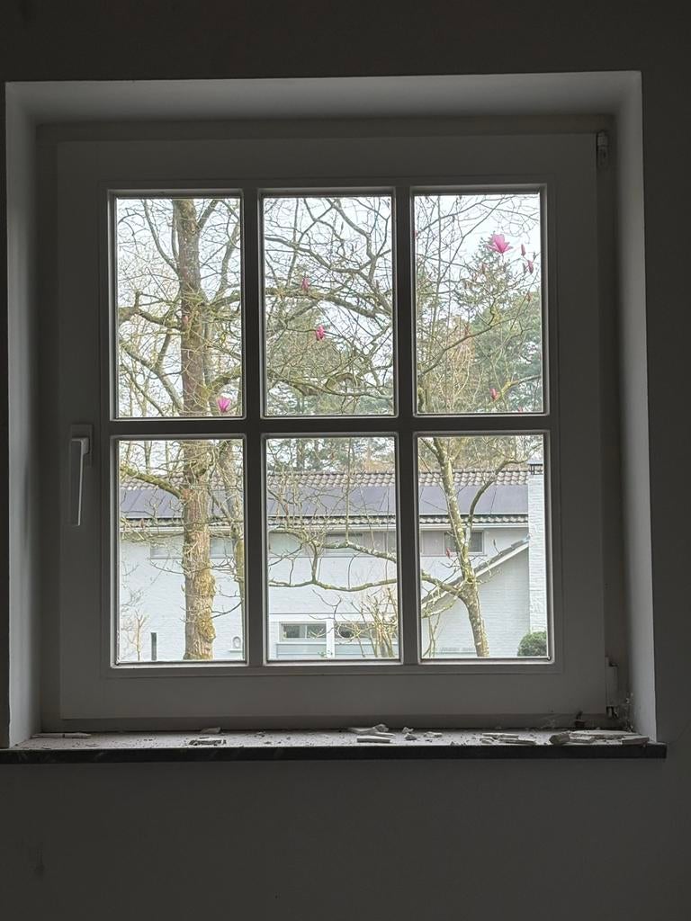 Klassiek gevelraam met dubbelglas, Ophalen, Zo goed als nieuw, Dubbelglas