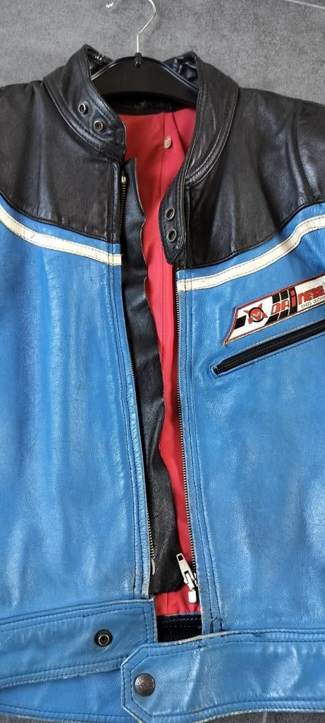 Veste de moto en cuir Dainese en bon état, taille S, Motos, Enlèvement ou Envoi