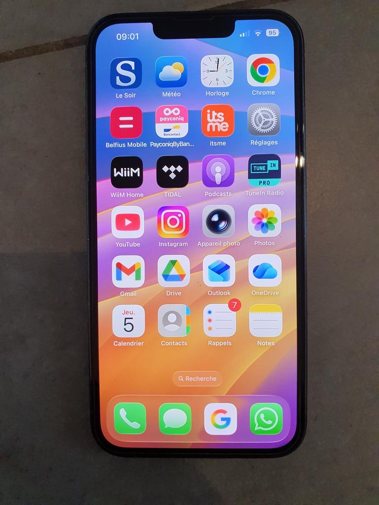 Apple iPhone 13 Pro - 256Go (Sierra Blue), 256 GB, Enlèvement, Sans abonnement, Sans simlock