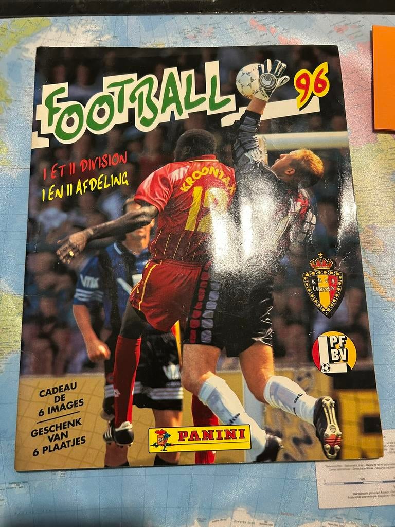 Panini Belgie ‘ Football 96’ compleet, Ophalen of Verzenden, Zo goed als nieuw, Meerdere stickers