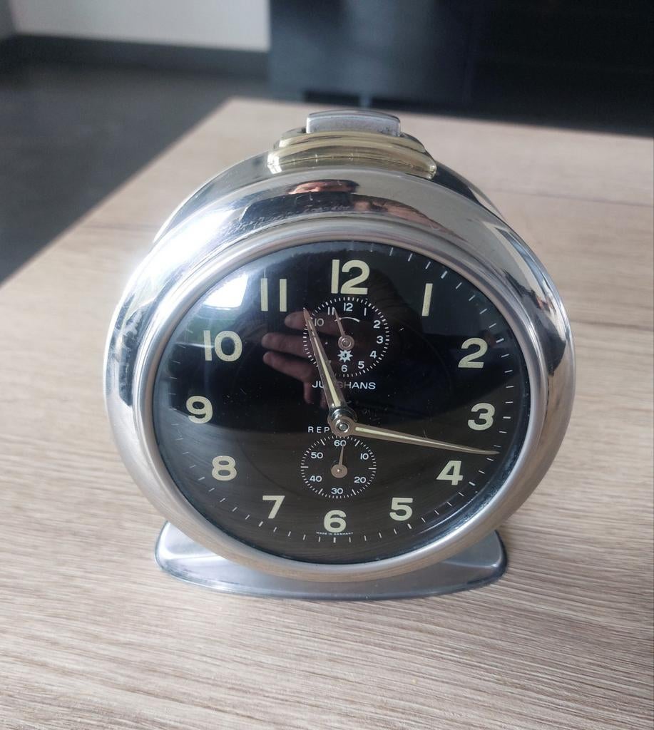 Junghans repetition vintage wekker, Antiek en Kunst, Ophalen