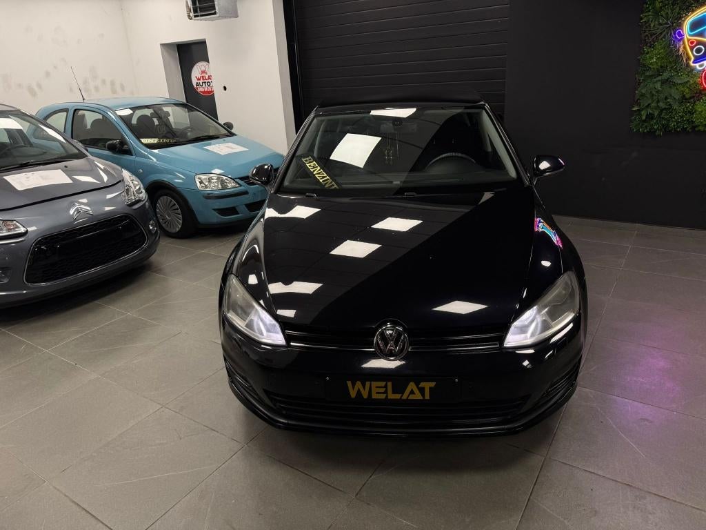 VW GOLF 1.2 TURBO BENZINE/2014/TOPSTAAT, Auto's, Bluetooth, Euro 5, Zwart, Bedrijf