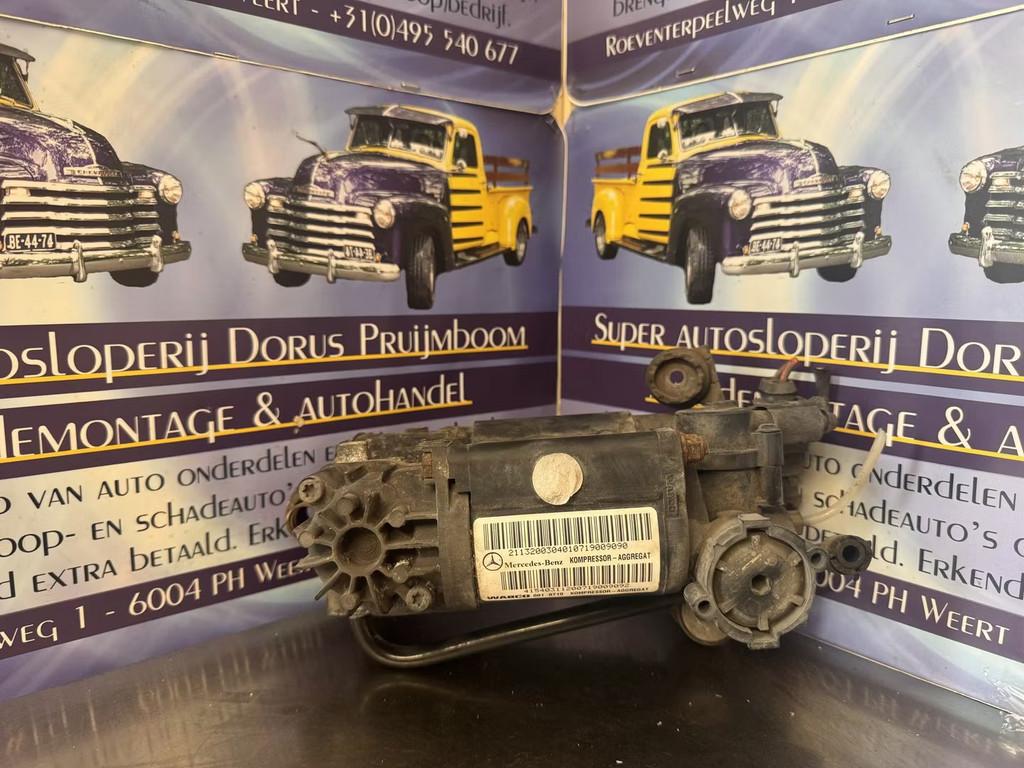 Mercedes E klasse s211 luchtpomp, Autos : Pièces & Accessoires, Suspension & Châssis, Mercedes-Benz, Utilisé