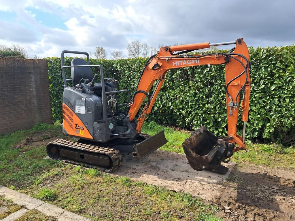 Minigraver Hitachi ZX17-U / Sloop-sorteer / Graafmachine, Doe-het-zelf en Bouw, Ophalen