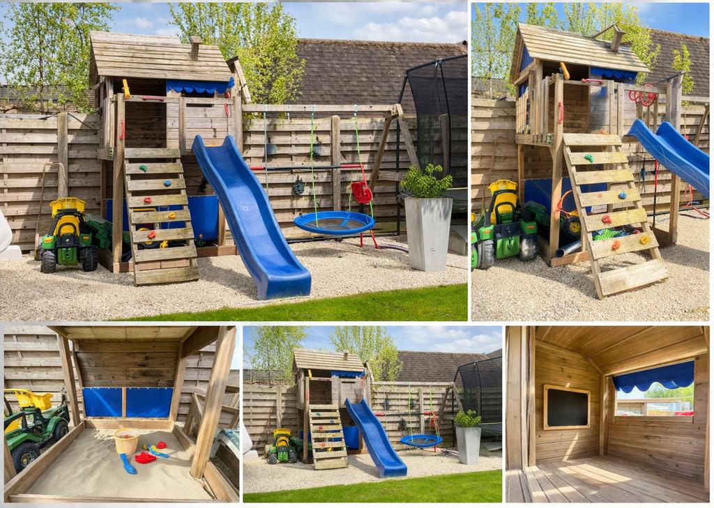 Wickey seaside speeltoren mer glijbaan en schommels, Kinderen en Baby's, Ophalen, Schommel