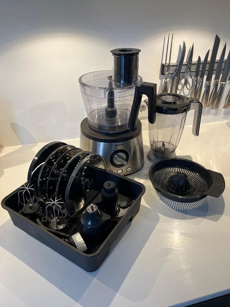 Philips HR7778/00 keukenmachine, Elektronische apparatuur, Nieuw, 3 snelheden of meer, Ophalen of Verzenden, 2 tot 3 liter