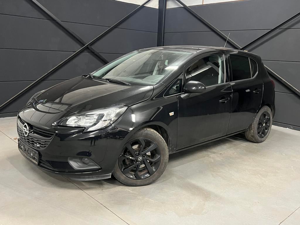 Opel Corsa 1.2i, bj2019, 57.000km, Kettingmotor, Navi, Sens., Auto's, Stof, Zwart, Bedrijf, 5 deurs