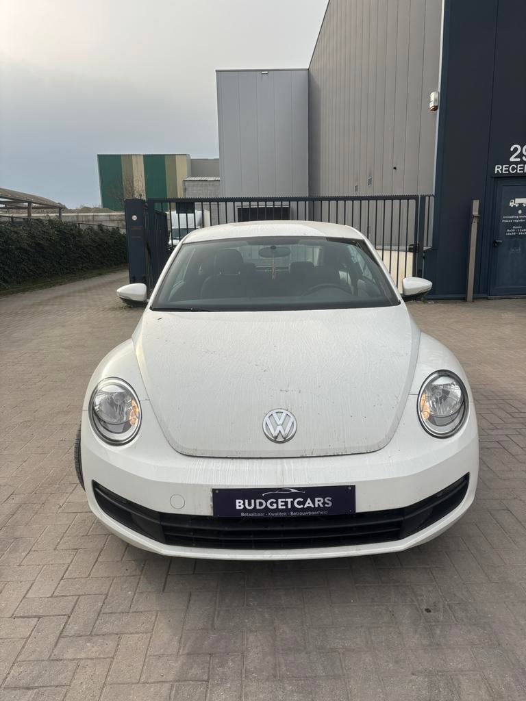 Volkswagen New Beetle/1.6Tdi/2013/Euro5/Airco/Gekeurd*4.750€, Auto's, Volkswagen, Euro 5, Stof, Beetle (Kever), Wit