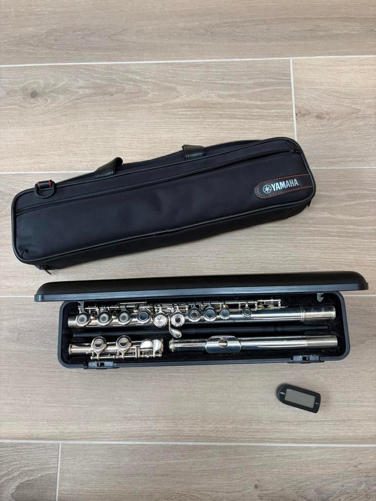 Yamaha YFL-272 dwarsfluit, Muziek en Instrumenten, Blaasinstrumenten | Dwarsfluiten en Piccolo's, Ophalen, Gebruikt, Dwarsfluit