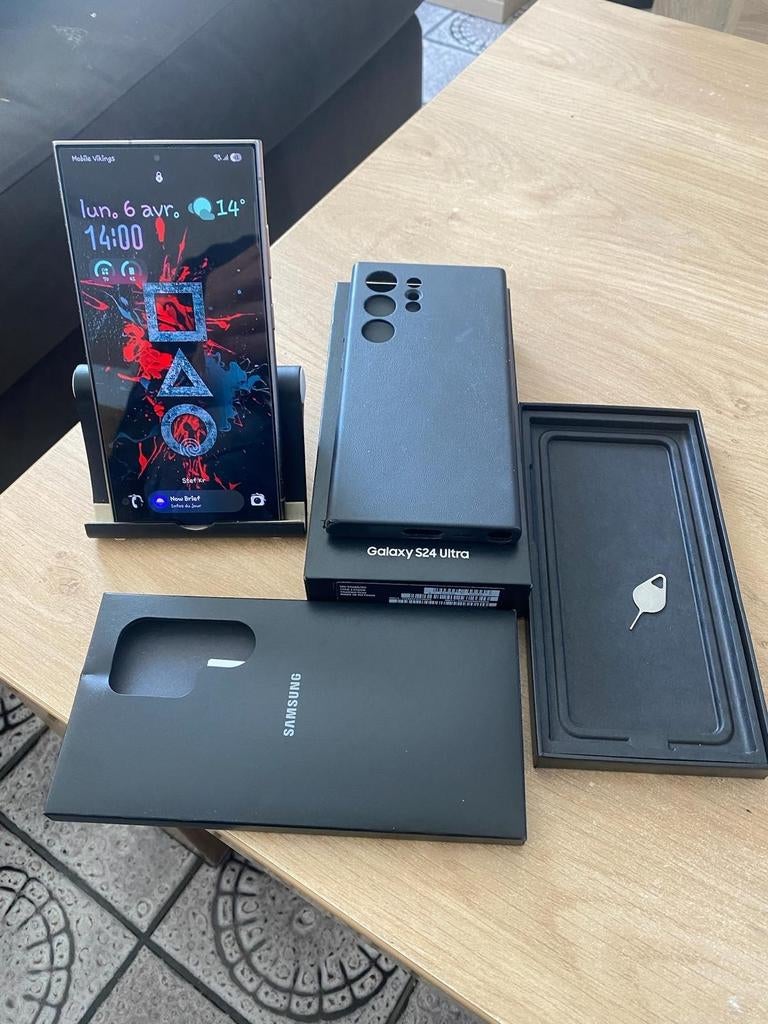 Acheter il y même pas 1 mois s24 ultra 256 giga, Télécoms, Téléphonie mobile | Samsung, Enlèvement, Violet