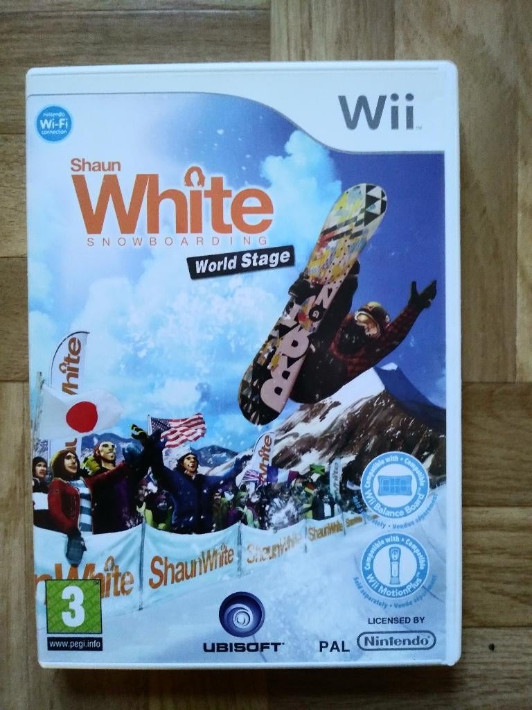Shaun White fait du snowboard sur World Stage Wii, Consoles de jeu & Jeux vidéo, Enlèvement ou Envoi, À partir de 3 ans, 3 joueurs ou plus