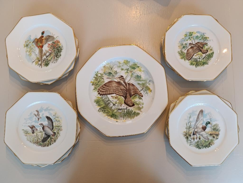Vaisselle Porcelaine Limoges décor Chasse, Enlèvement