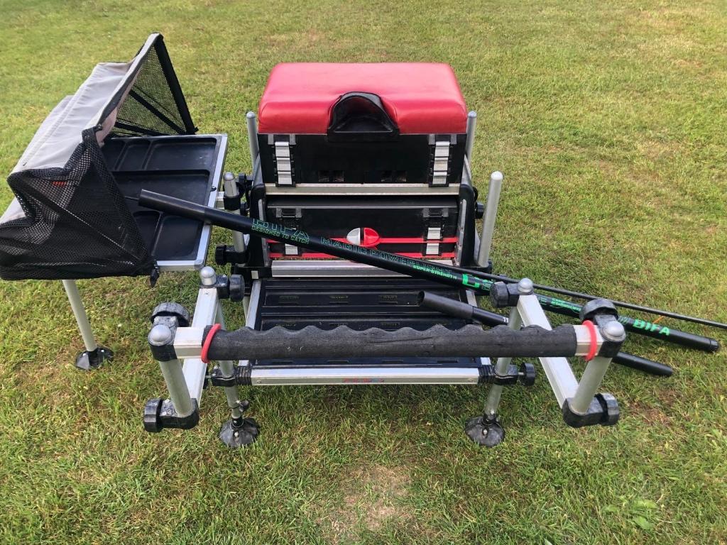 Viskist Fix 2 compleet, Watersport en Boten, Hengelsport | Algemeen, Ophalen, Gebruikt