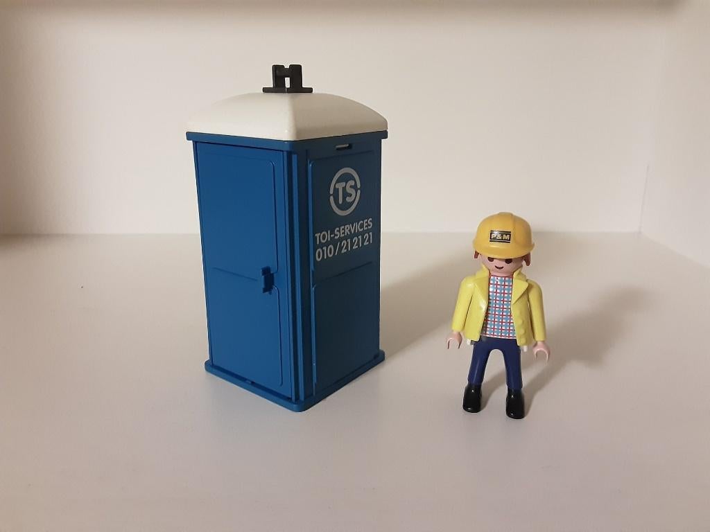 PLaymobil werftoilet - compleet, Kinderen en Baby's, Ophalen of Verzenden, Zo goed als nieuw, Complete set