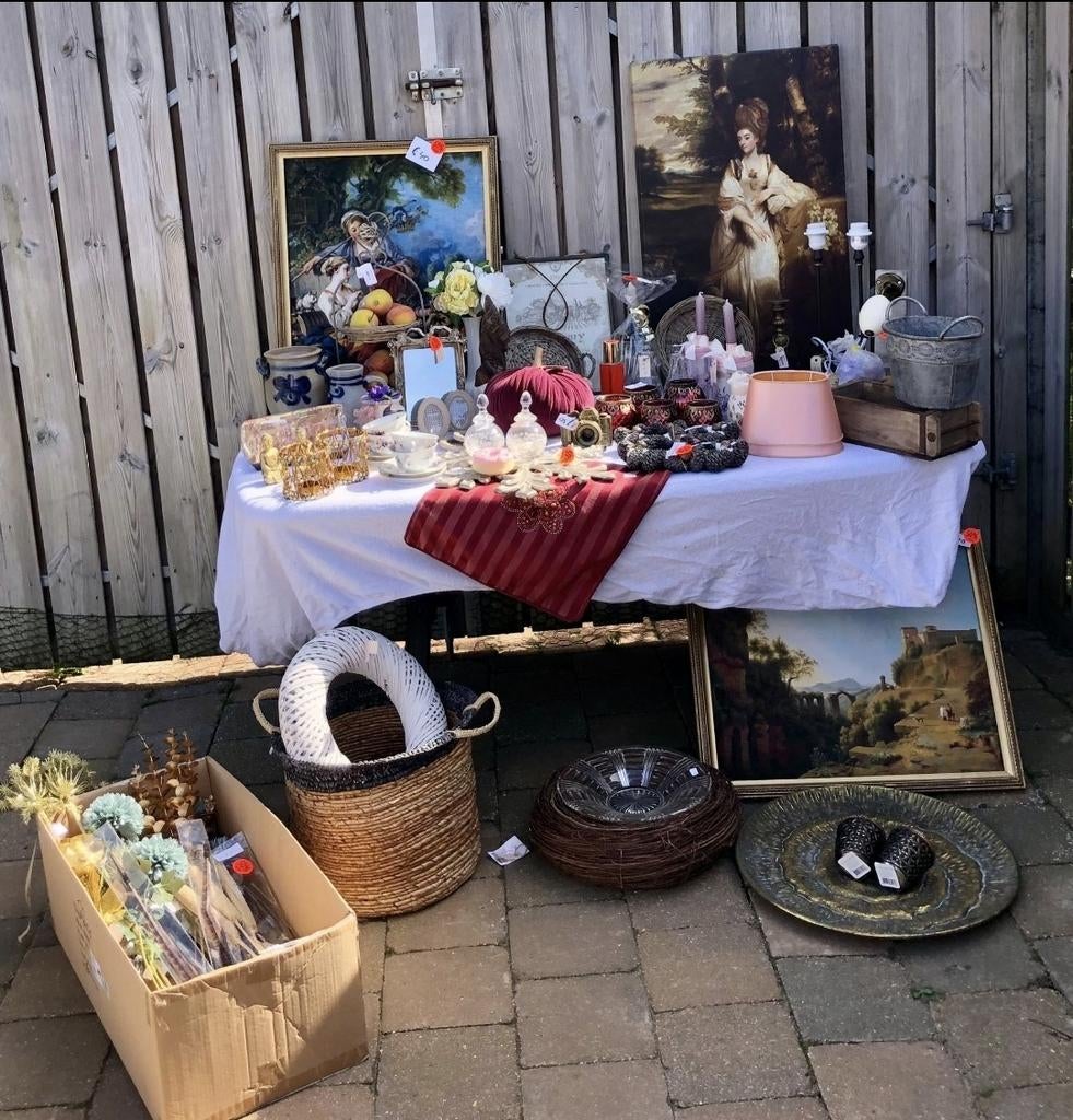 Luxe partij rommelmarkt spullen, Diversen, Rommelmarktspullen, Ophalen