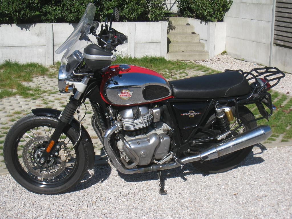 ROYAL ENFIELD INTERCEPTOR 650 MARK TWO, ROUGE CHROMÉ, Motos, Tourisme, 2 cylindres, Particulier, Permis Moto A2 minimum