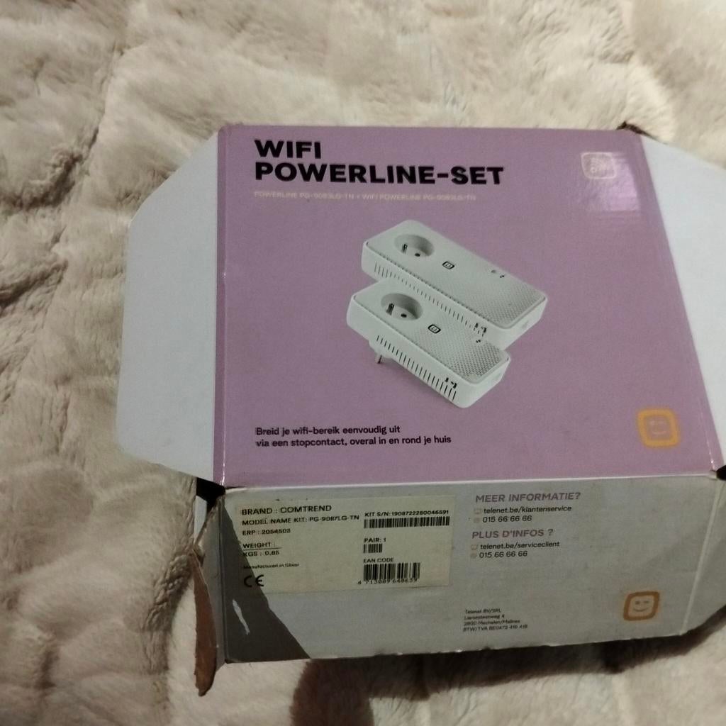 Telenet powerline versterker, Ophalen