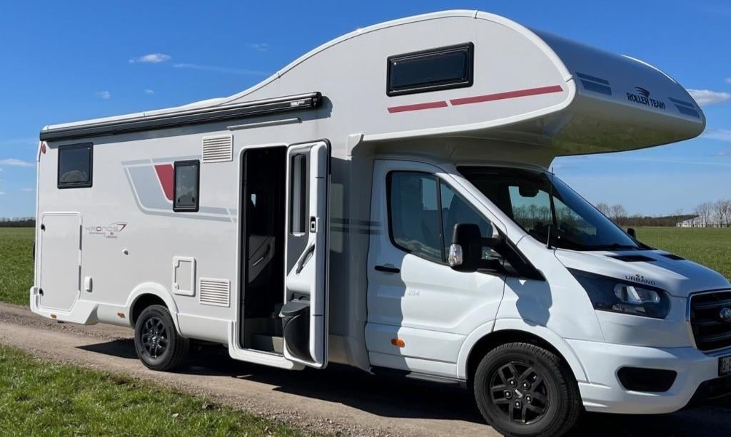 Roller Team Kronos 284M ALKOOF – 2023 – 24.000 km - Automaat, Caravanes & Camping, Camping-cars, Autres marques, Caméra de recul