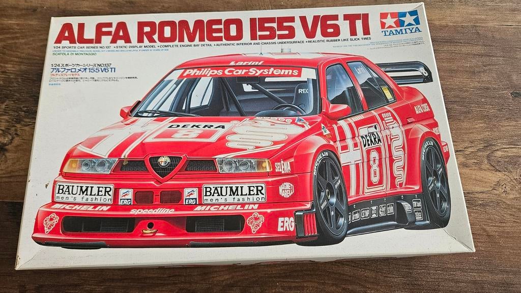 Maquette Tamiya Alfa Romeo 155 V6 TI DTM 1/24 – Complète, Hobby & Loisirs créatifs, Modélisme | Voitures & Véhicules, Enlèvement ou Envoi