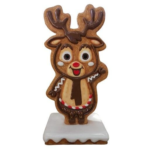 Gingerbread reindeer with base – Rendier 120 x 78 x 46 cm, Diversen, Kerst, Ophalen, Nieuw