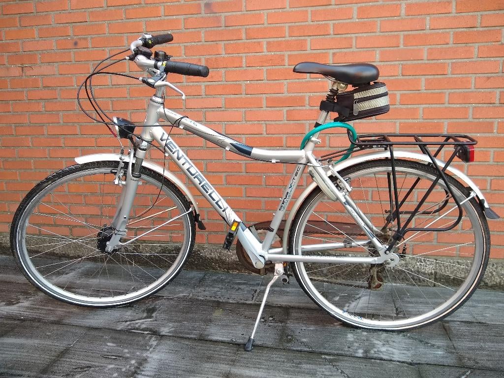 Heren-/Jongensfiets Venturelli + fietscomputer + slot, Fietsen en Brommers, Ophalen, Zo goed als nieuw, Overige merken, Versnellingen