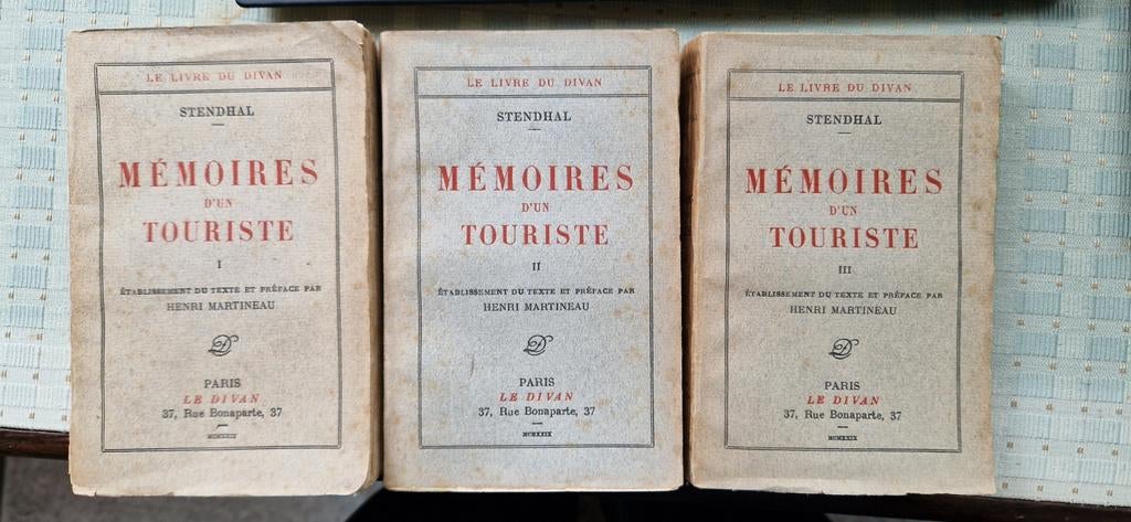 Stendhal - Mémoires d'un touriste (éd. Livre du Divan, 1929), Enlèvement