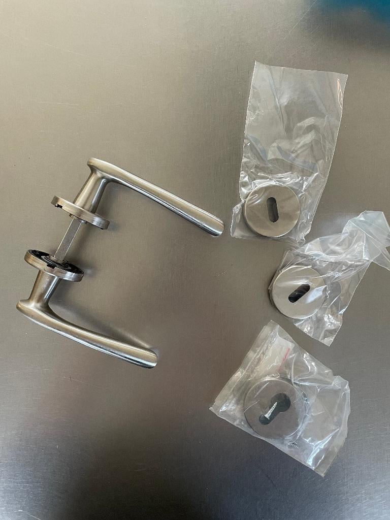 Poignées de porte, Ophalen, Gebruikt, Inox, Klink of Kruk