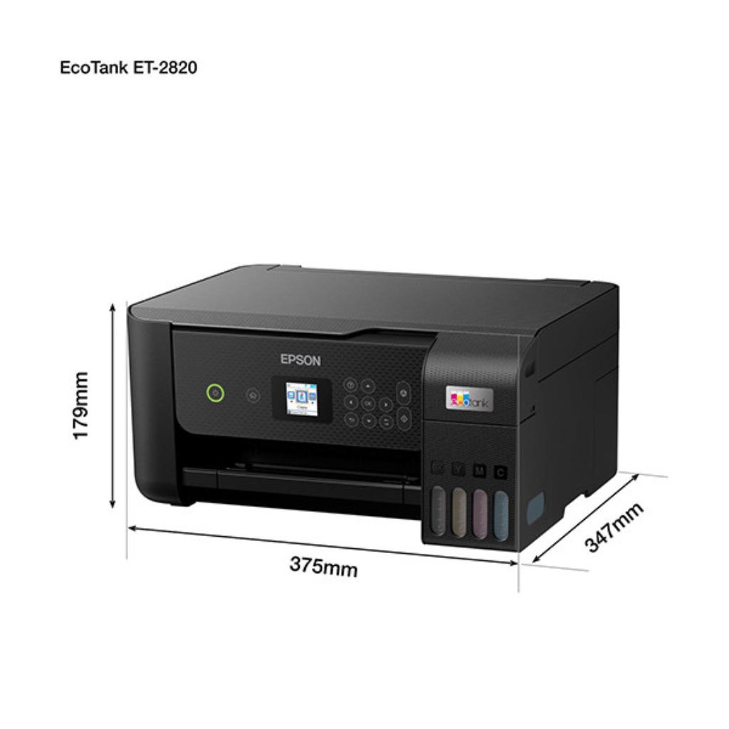 Epson Ecotank ET-2820, Neuf, Imprimante, Wi-Fi intégré, Enlèvement
