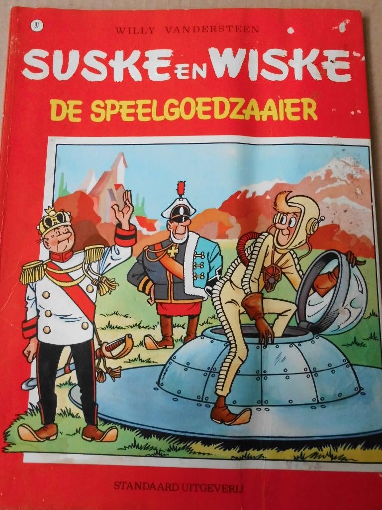Suske en Wiske - De speelgoedzaaier, Boeken, Gelezen, Willy Vandersteen, Eén stripboek, Ophalen of Verzenden