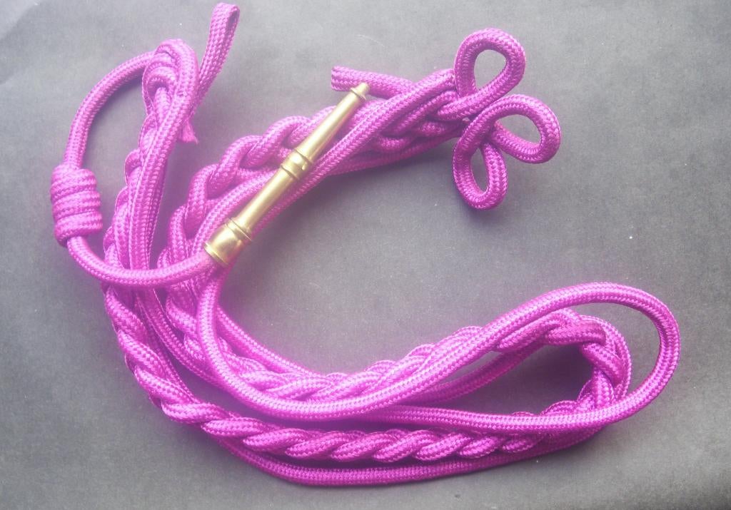 Cordon fourragère uniforme belge couleur ordre de Léopold I, Collections, Envoi, Armée de terre, Emblème ou Badge