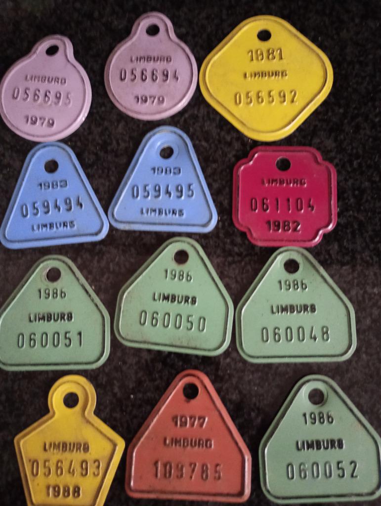 TAKSPLAATJES FIETS, Ophalen, Gebruikt