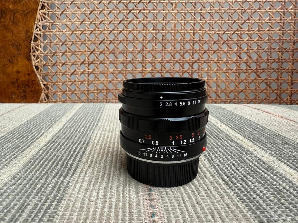 Nieuw Contax G45 F2 Black Paint Lens for Leica M Mount 45mm, Enlèvement ou Envoi, Neuf