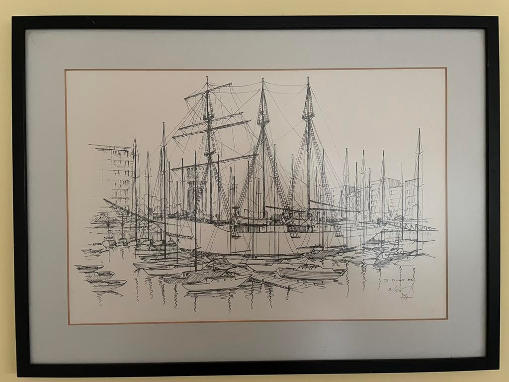 Pentekening Oostende Mercator, Antiquités & Art, Enlèvement