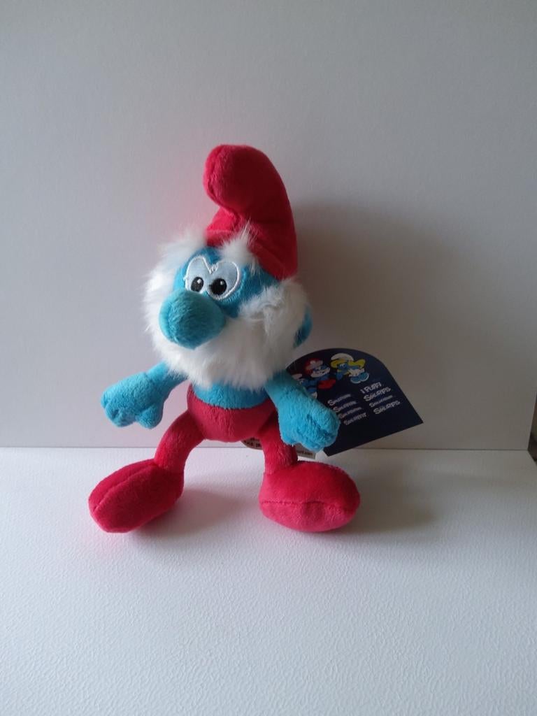 Grote Smurf knuffel, Verzamelen, Ophalen of Verzenden, Zo goed als nieuw, Grote Smurf, Poppetje, Figuurtje of Knuffel