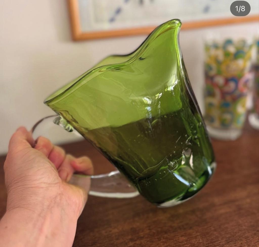 Carafe en verre, pichet, Antiquités & Art, Enlèvement