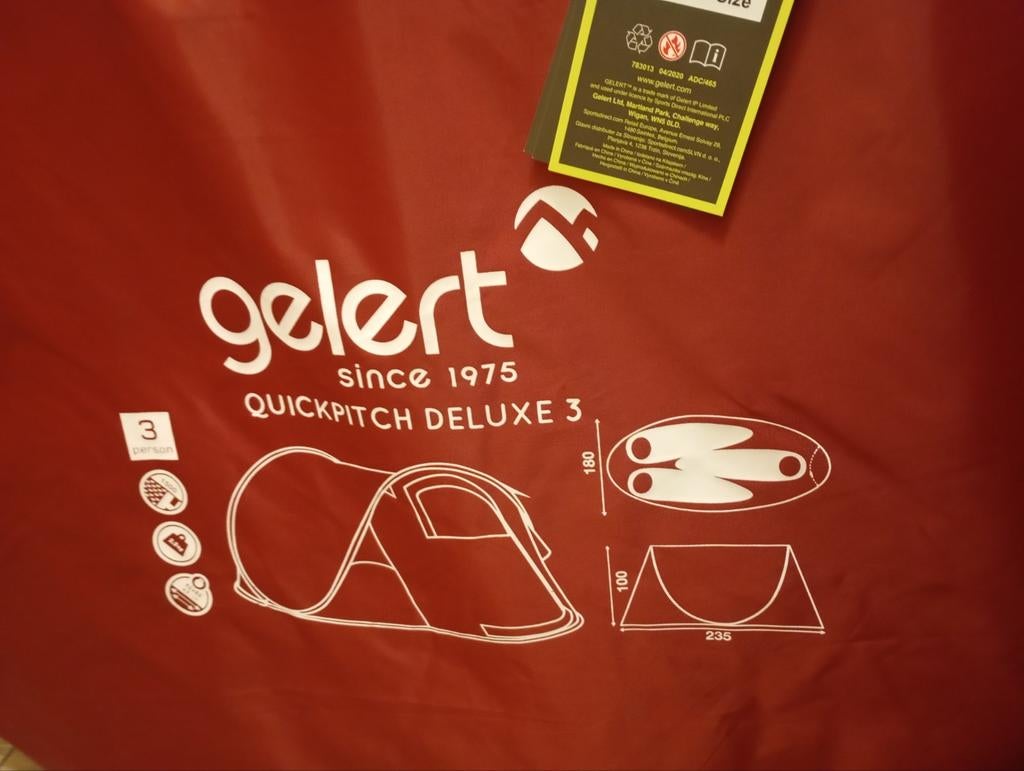 Tente neuve de la marque Gelert, Caravanes & Camping, Tentes, Enlèvement